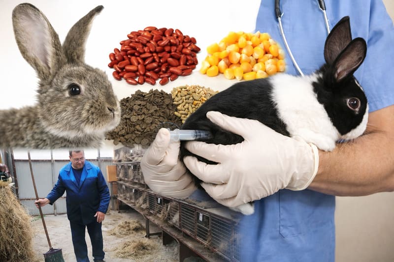 Основные расходы при выращивании кроликов