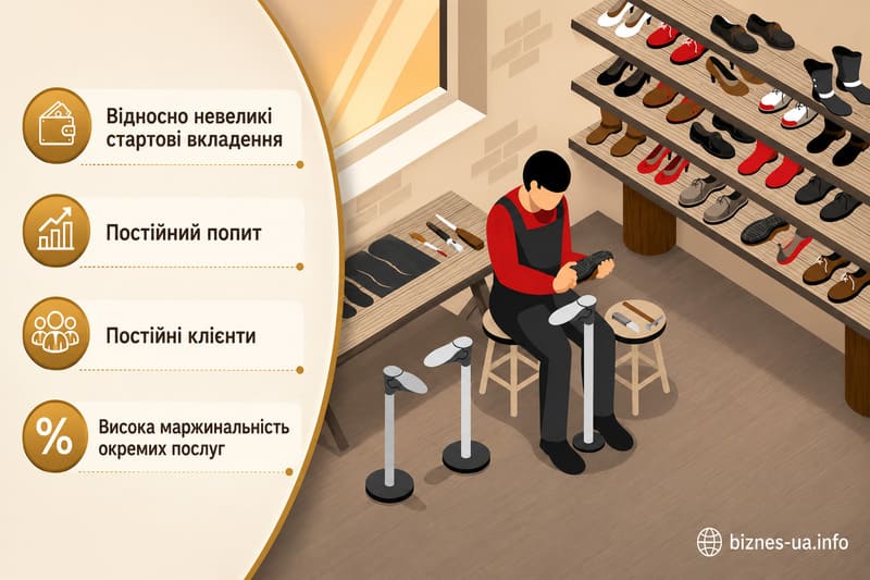 В чем плюсы ремонта обуви как бизнеса? 